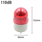 Baliza LED de Advertencia 12V con Buzzer para Salida de Vehículos - Miniatura 8