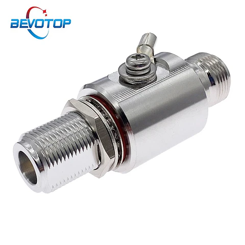 Protector contra Sobretensiones Coaxial N Hembra a N Hembra para Antena Exterior