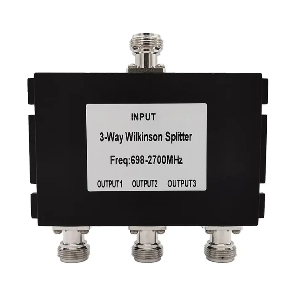 Divisor de Potencia 698-2700 MHz Conector N Hembra para Amplificador de Señal Celular 2