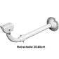 Soporte Telescópico de Pared 30 a 60 cm para Cámara Tipo Bala - Miniatura 6