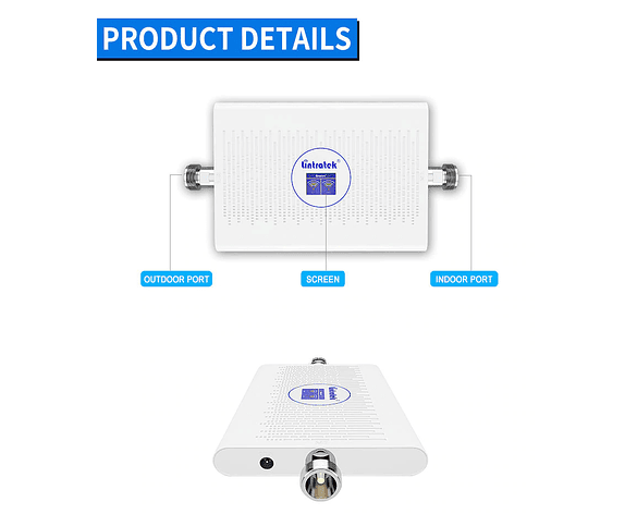 Repetidor de señal GSM 2G Y 3G Con indicador LCD de señal GSM Dual Bandas 850/1900