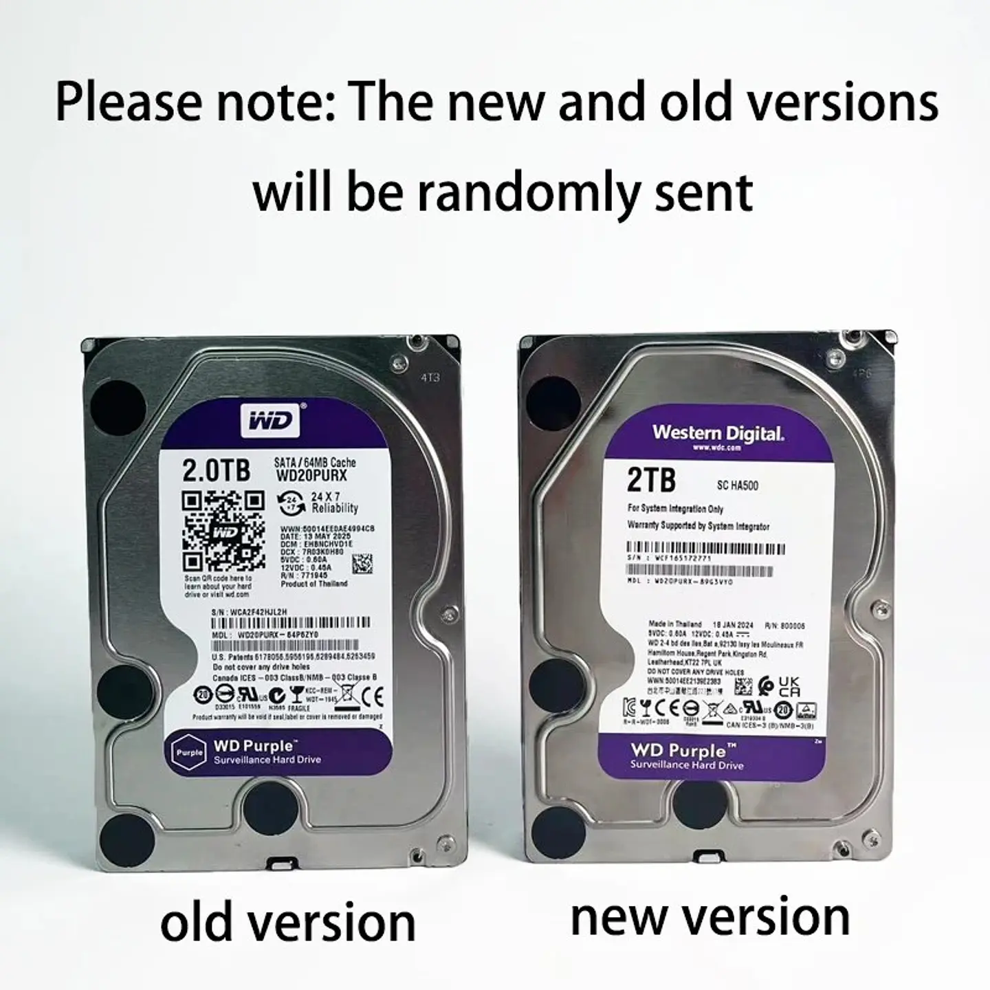 Disco Duro WD Purple para Videovigilancia 24/7 · 3,5 pulgadas SATA 6