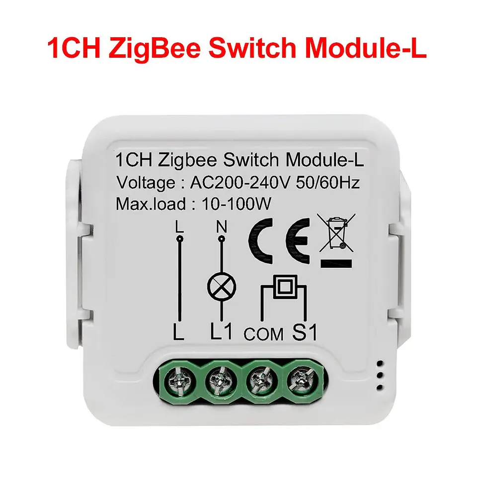Módulo Relé Zigbee Oculto Sin Neutro 1/2/3/4 Canales Tuya GIRIER 7