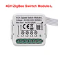 Módulo Relé Zigbee Oculto Sin Neutro 1/2/3/4 Canales Tuya GIRIER - Miniatura 10