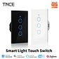 Interruptor Táctil Zigbee Sin Neutro 1/2/3 Teclas Blanco o Negro Tuya - Miniatura 1