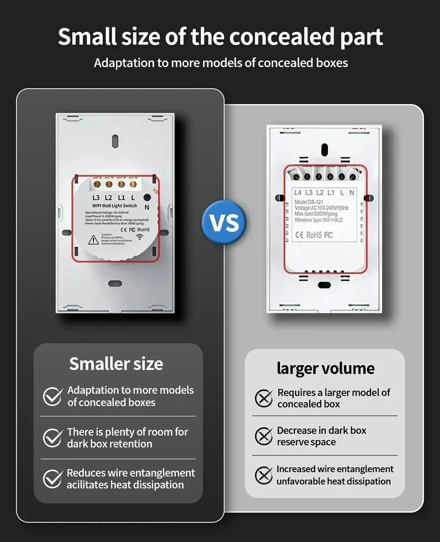 Interruptor Táctil Zigbee Sin Neutro 1/2/3 Teclas Blanco o Negro Tuya 2