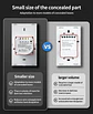 Interruptor Táctil Zigbee Sin Neutro 1/2/3 Teclas Blanco o Negro Tuya - Miniatura 2