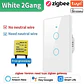 Interruptor Táctil Zigbee Sin Neutro 1/2/3 Teclas Blanco o Negro Tuya - Miniatura 8