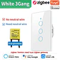 Interruptor Táctil Zigbee Sin Neutro 1/2/3 Teclas Blanco o Negro Tuya - Miniatura 11