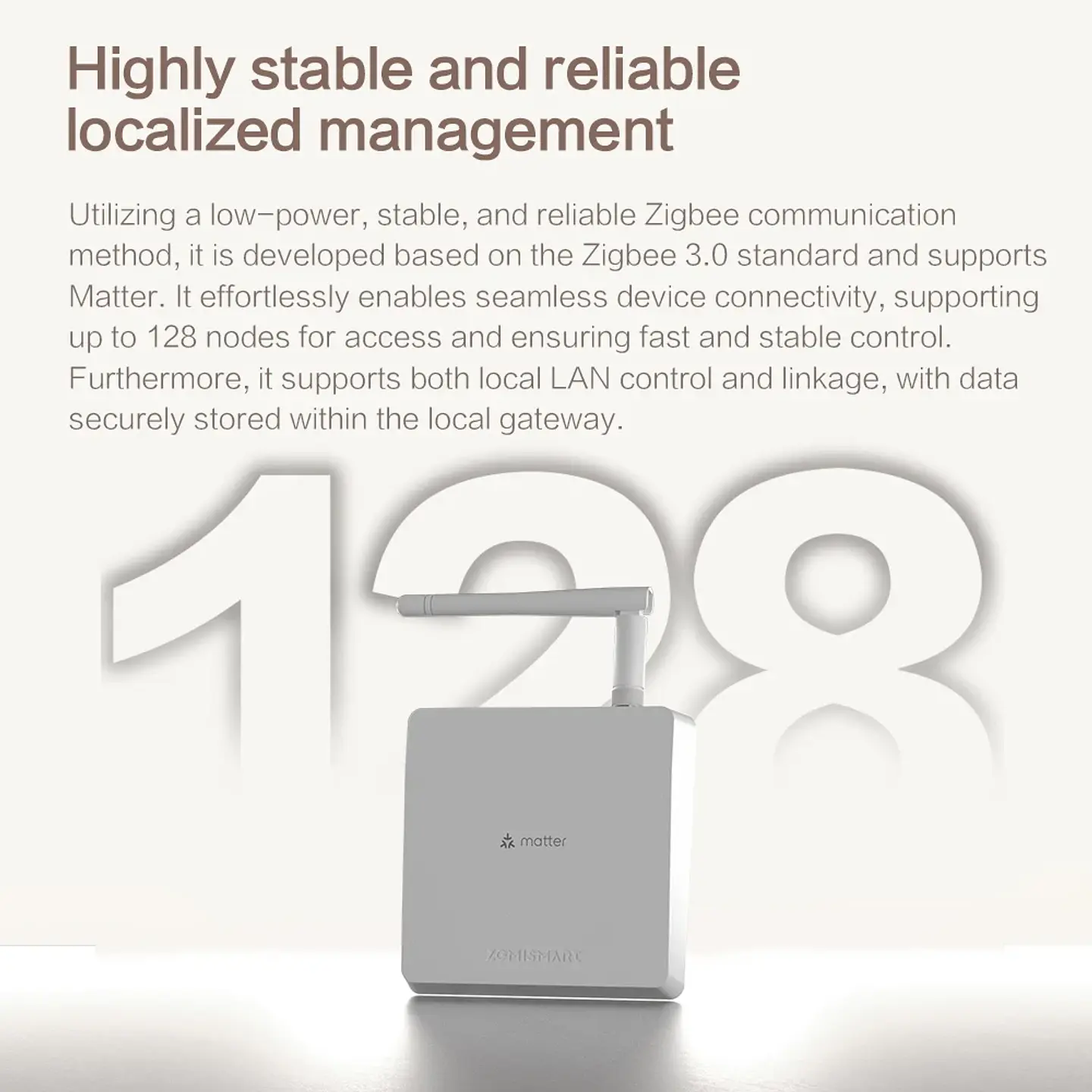 Hub Matter Zigbee Zemismart M6 para HomeKit Google Home y SmartThings 3