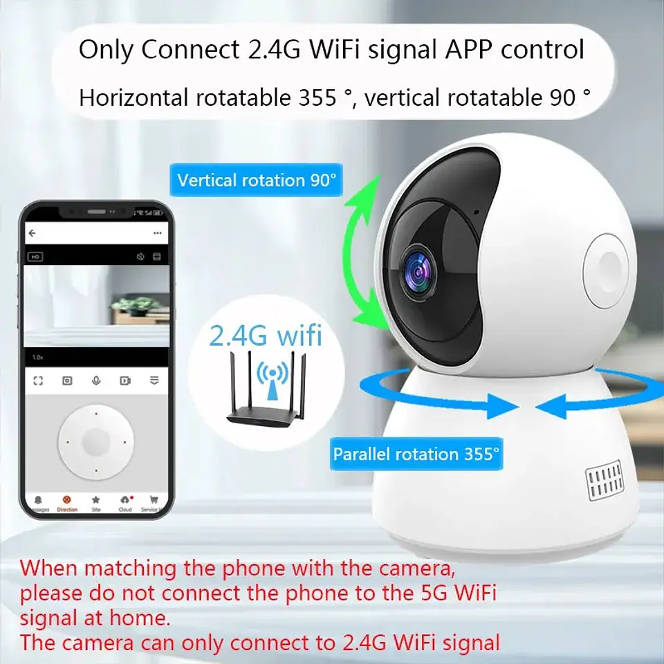 Cámara WiFi Tuya 2MP o 4MP para Interior con Seguimiento Automático 2