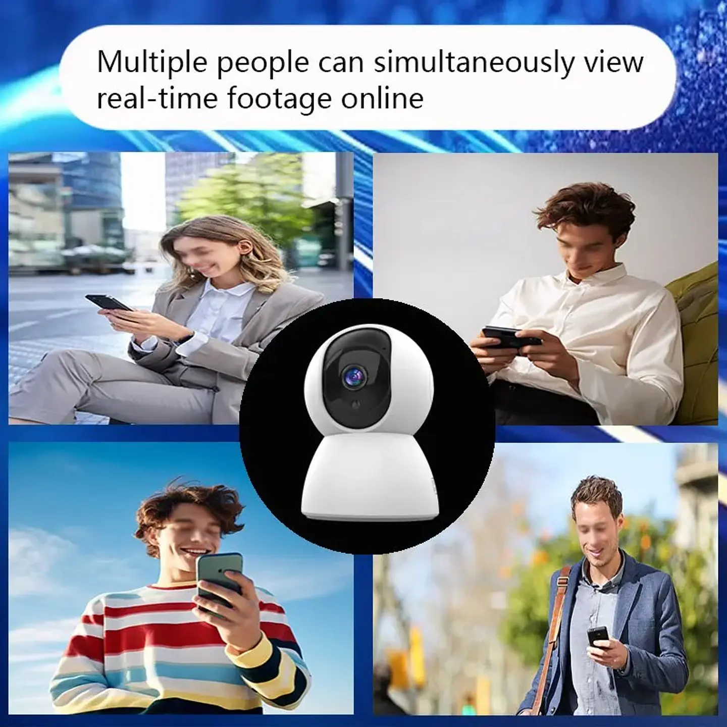 Cámara WiFi Tuya 2MP o 4MP para Interior con Seguimiento Automático 3
