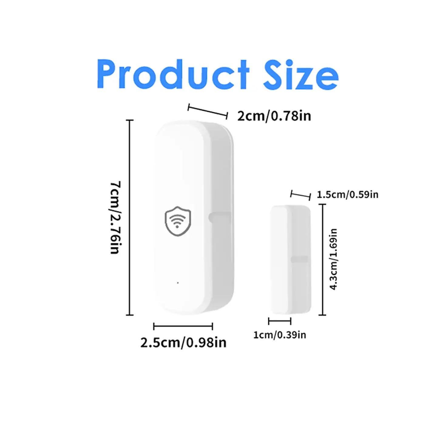 Sensor Magnético Puerta y Ventana Zigbee o WiFi Tuya Smart Life 6