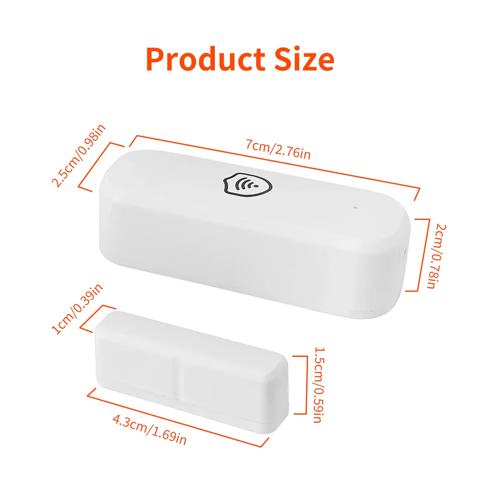 Sensor Magnético Puerta y Ventana Zigbee o WiFi Tuya Smart Life 7