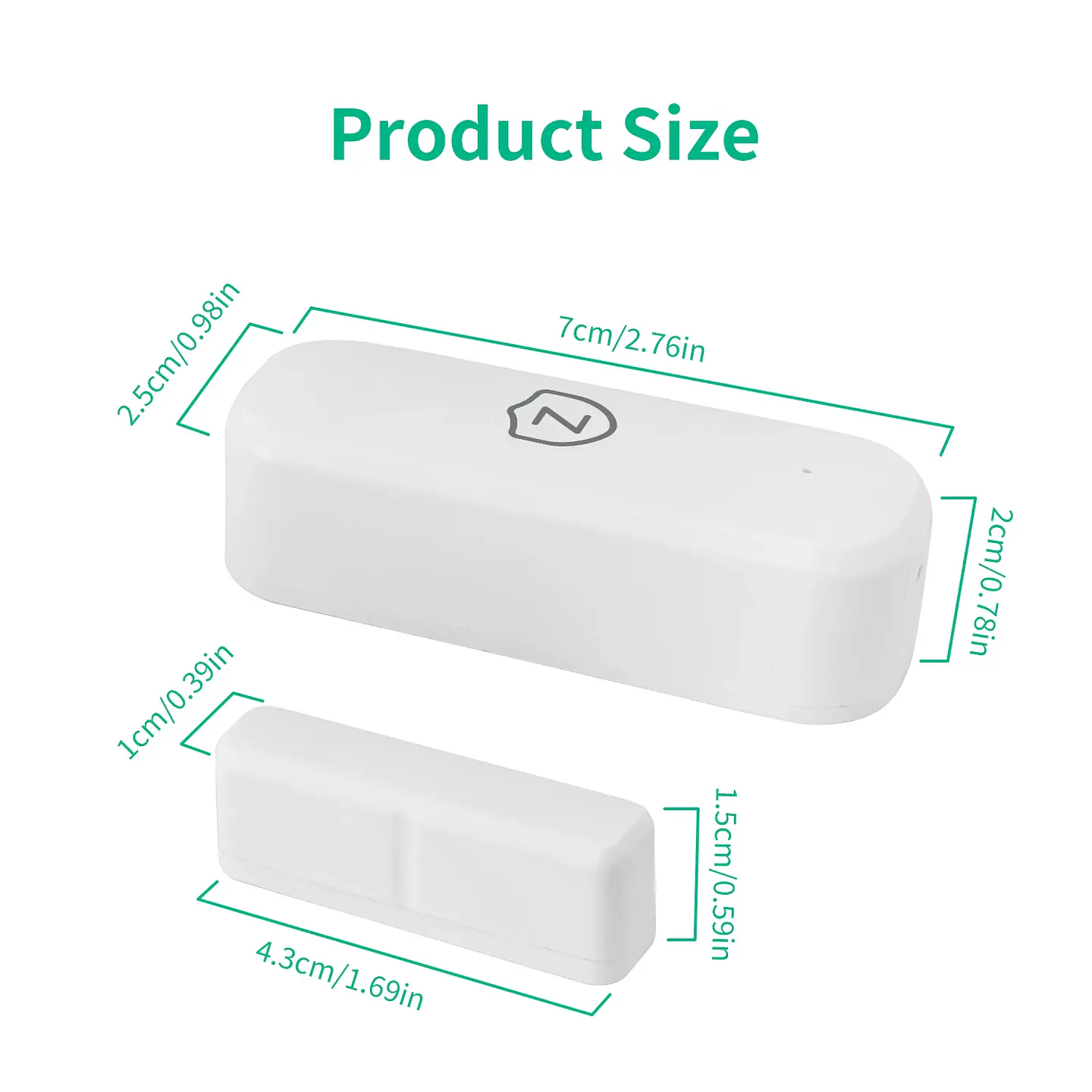 Sensor Magnético Puerta y Ventana Zigbee o WiFi Tuya Smart Life 8