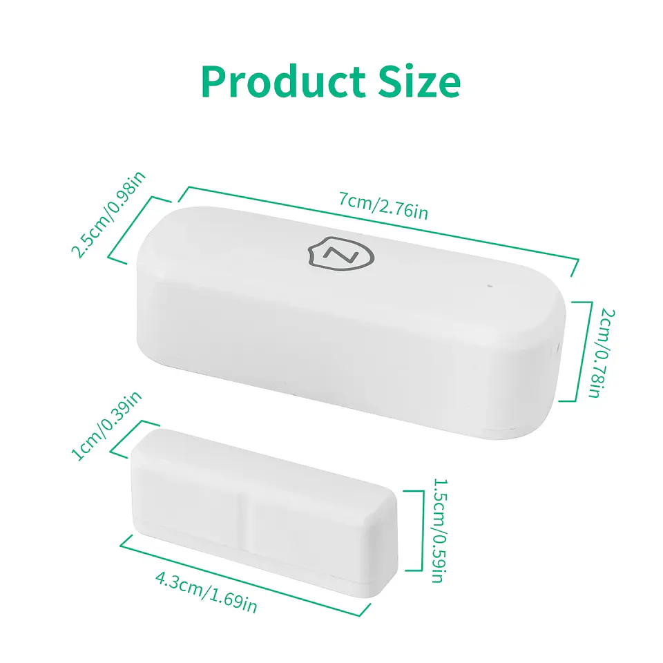 Sensor Magnético Puerta y Ventana Zigbee o WiFi Tuya Smart Life 8