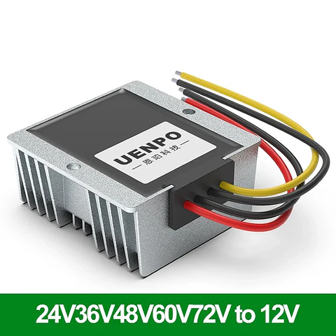 Convertidor de Voltaje 24V a 12V DC - Reductor de 5A a 30A