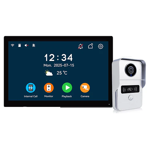 Videoportero Digital 2 Cables WiFi Tuya AMOCAM - Monitor 7"/10.1", Cámara 1080P