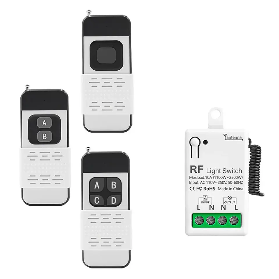 Interruptor Control Remoto Inalámbrico 433Mhz 1