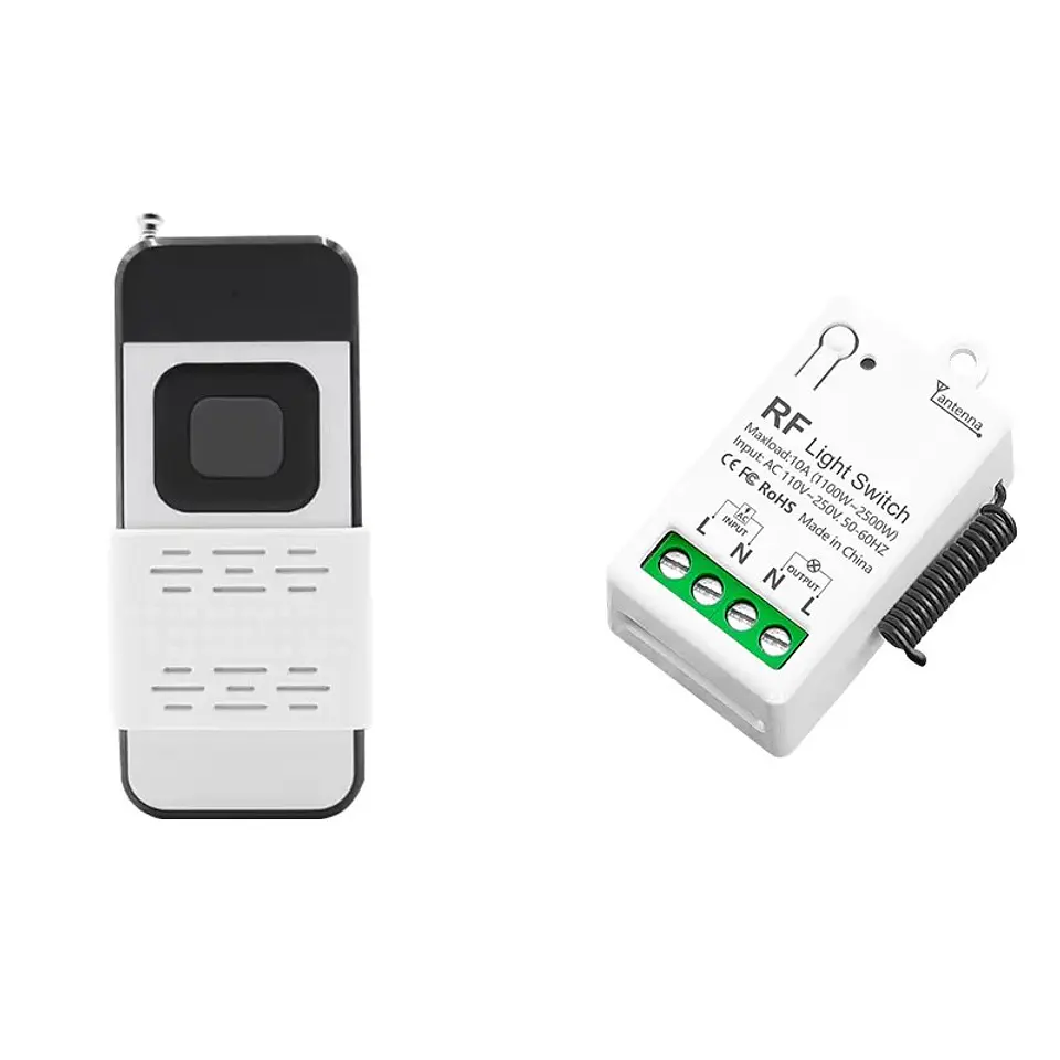 Interruptor Control Remoto Inalámbrico 433Mhz 4