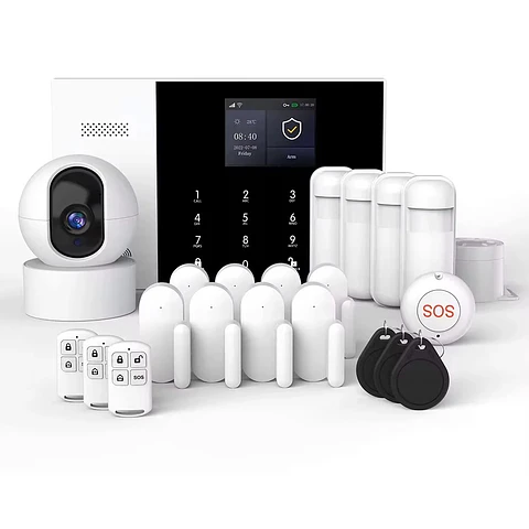 Kit de seguridad antirrobo inteligente WiFi 4G