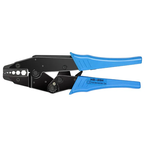 Alicate Crimpeador Hexagonal para Cable Coaxial y Conectores RF N, BNC, TNC, SMA y UHF