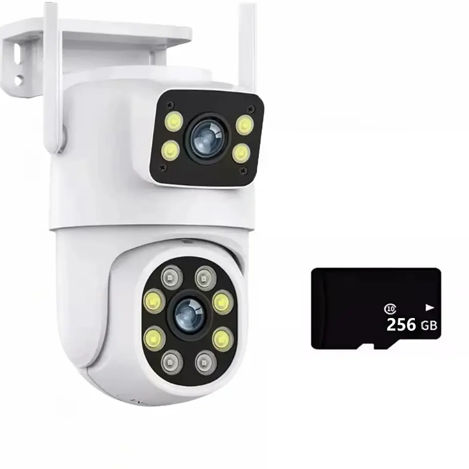 Cámara WiFi 5K Doble Lente PTZ con IA y Visión Nocturna 4