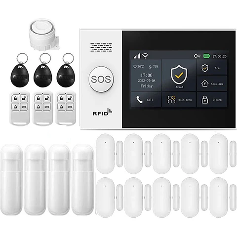 Sistema de alarma antirrobo para hogar inalámbrico
