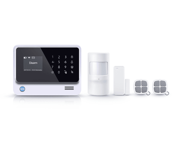 Sistema de alarma WiFi, sistema de alarma inteligente para el hogar, kit de  9 piezas, sistema de alarma para bricolaje, sensor de ventana de puerta