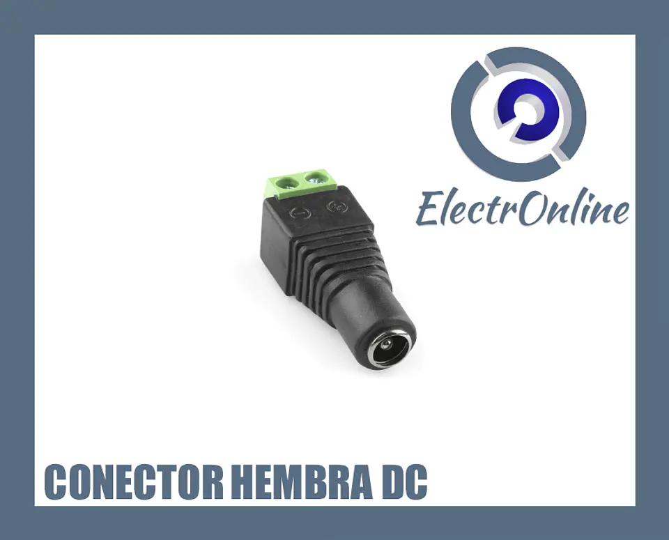 Conector Hembra de poder DC  2