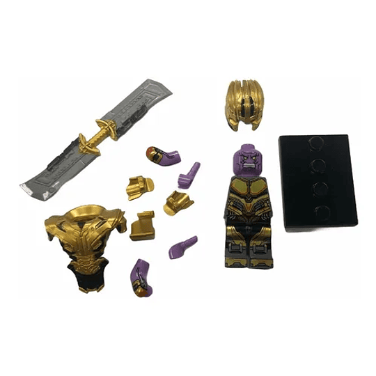 MINIFIGURA MARVEL-S THANOS ESPADA ARMADURA	