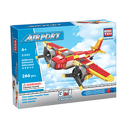 BRICTEK AIRPORT 3 IN 1 21521 266PCS	