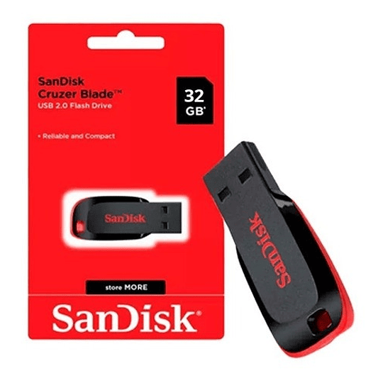 PENDRIVE SANDISK 32GB CRUZER BLADE	