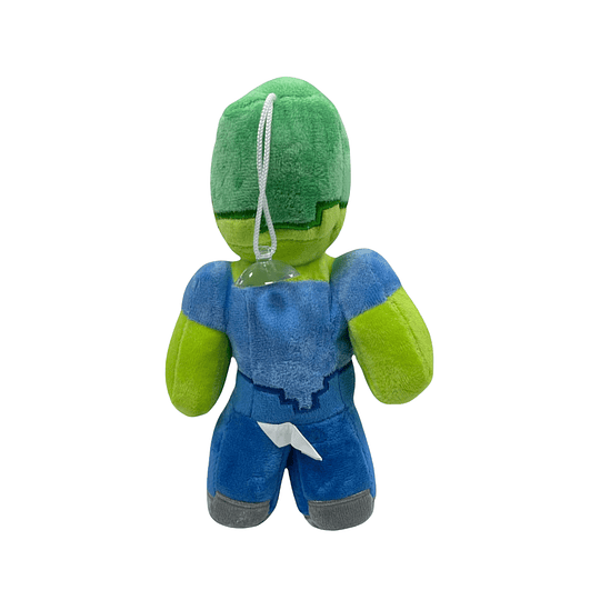 PELUCHE MINECRAFT CHICO ZOMBIE 22CM