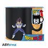 MUG TAZON DRAGON BALL VEGETA MAGIC CAMBIA DE COLOR AND COASTER	