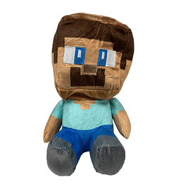 PELUCHE MINECRAFT STEVE MEDIANO 25CM	