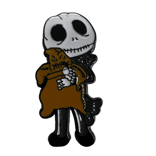 PINS JACK SKELLINGTON BROCHE METÁLICO 4CM MOD3	