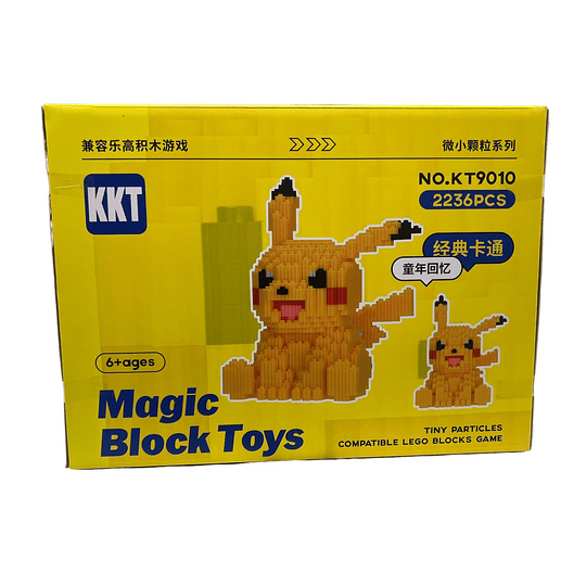 ARMABLE 3D MICRO BLOCKS PIKACHU 23CM 2236 PIEZAS	