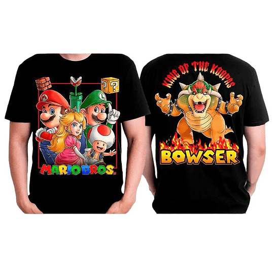 POLERA MARIO BROS MOD1 T/10	