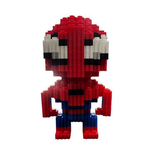 ARMABLE 3D MICRO BLOCKS SPIDERMAN 13CM 481 PIEZAS	