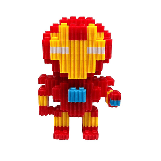 ARMABLE 3D MICRO BLOCKS IRON MAN 13CM 455 PIEZAS	