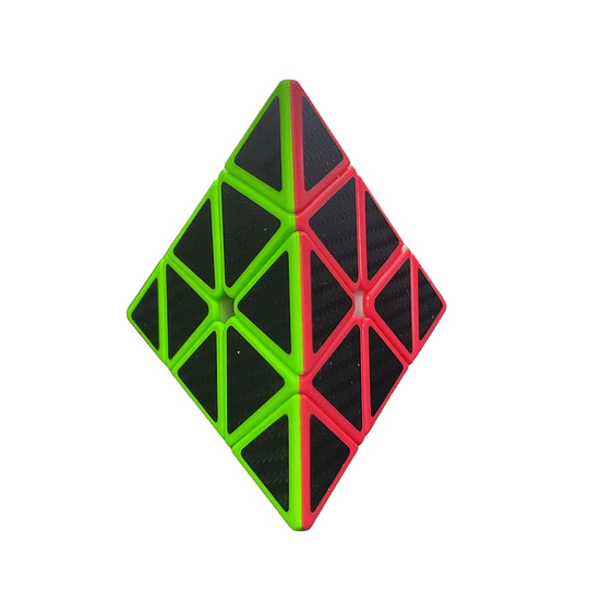 CUBO RUBIK ORIGINAL QIYI PYRAMINX FIBRA CARBONO LUBRICADO	