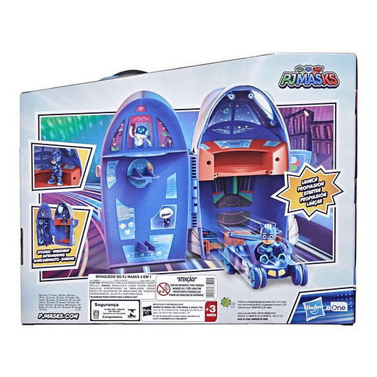 PJMASKS SET 2 EN 1 CUARTEL GENERAL	