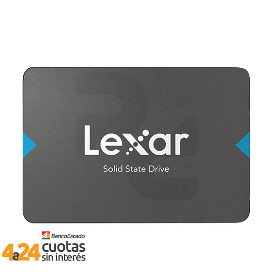 DISCO DURO ESTADO SOLIDO SSD LEXAR 240GB SATA 2.5 NQ100	