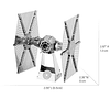 ROMPECABEZAS PUZZLE METAL 3D STAR WARS TIE FIGHTER	