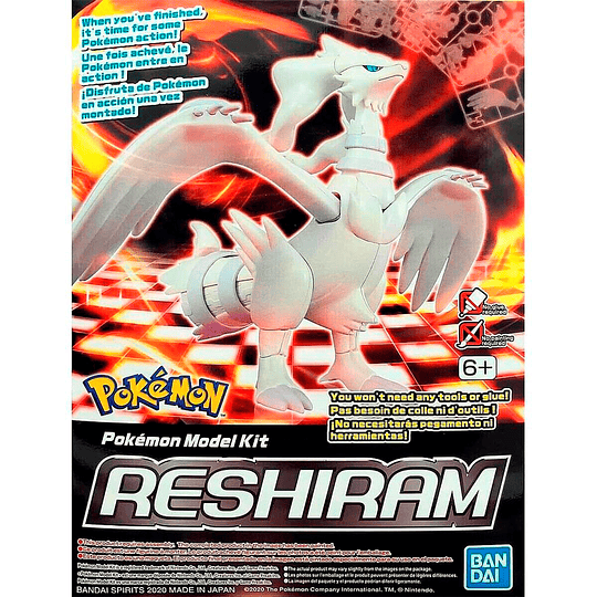 MODEL KIT POKEMON RESHIRAM BANDAI HOBBY	