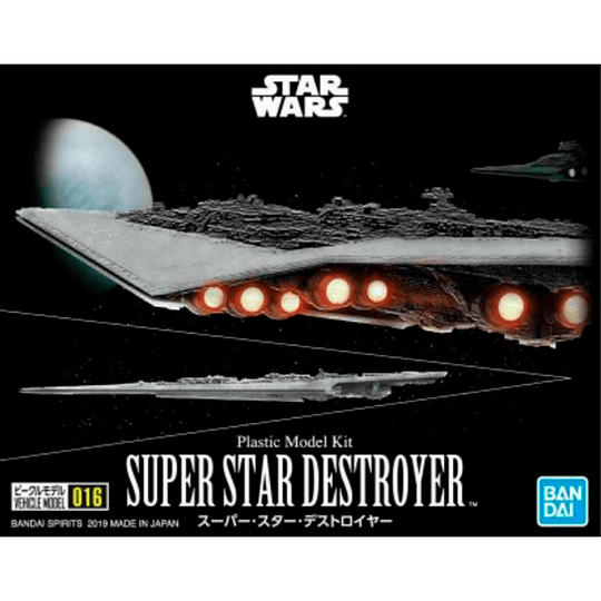 MODEL KIT STAR WARS SUPER STAR DESTROYER 016 BANDAI	