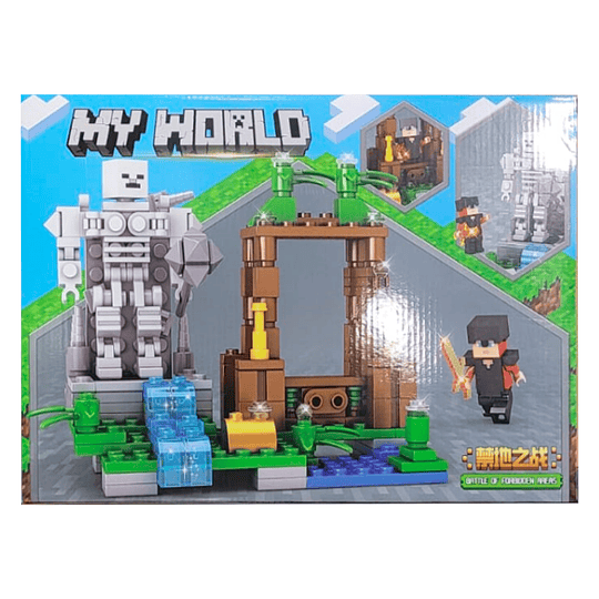 MINECRAFT MY WORLD SET 256 PIEZAS