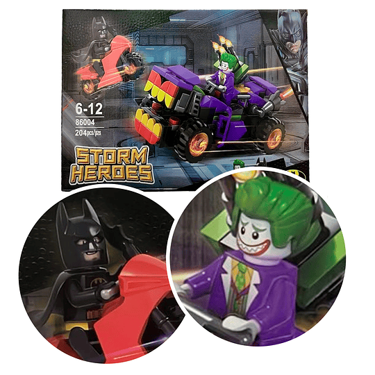 BATMAN JOKER SET GRANDE 204 BLOQUES	