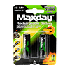 PILA AAA RECARGABLE MAXDAY 2800 MAH PAR	